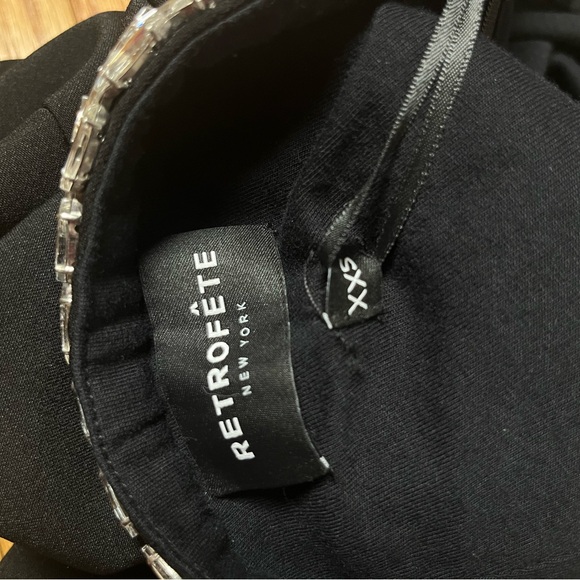 NWT‎ Retrofete Sharlene Rhinestone Mini Dress Size XXS - Picture 5 of 5